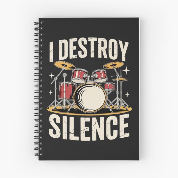 Item preview, Drummer I Destroy Silence Drum designed and sold by JessicaWalshdf.
