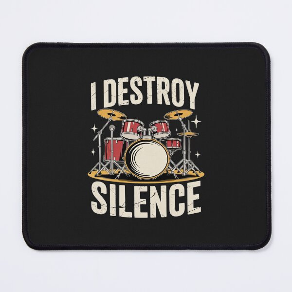Item preview, Drummer I Destroy Silence Drum designed and sold by JessicaWalshdf.