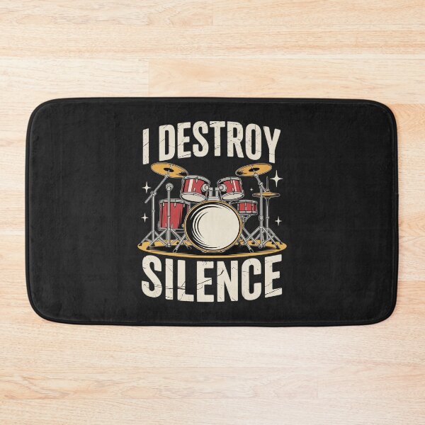 Item preview, Drummer I Destroy Silence Drum designed and sold by JessicaWalshdf.