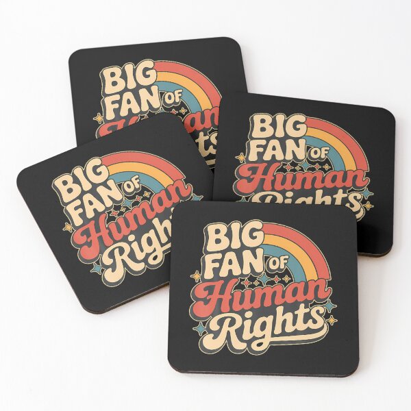 Item preview, Big Fan Of Human Rights Retro Rainbow designed and sold by markettathorn.