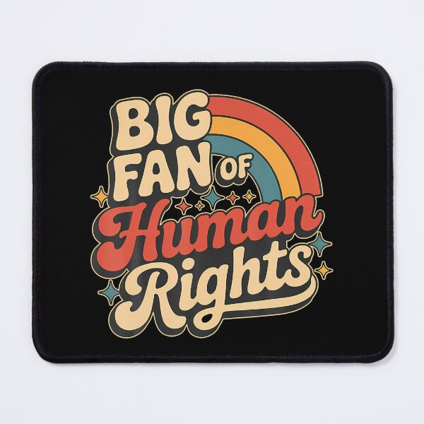 Item preview, Big Fan Of Human Rights Retro Rainbow designed and sold by markettathorn.
