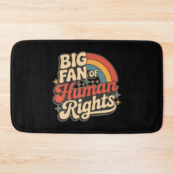 Item preview, Big Fan Of Human Rights Retro Rainbow designed and sold by markettathorn.