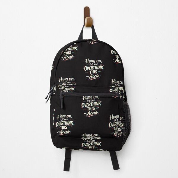 Item preview, Hang On Let Me Overthink This Glitch Typography Quote designed and sold by anandsiva2703.