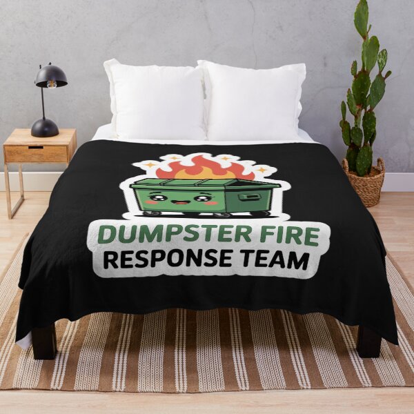 Item preview, Dumpster Fire Response Team Funny Meme designed and sold by JessicaWalshdf.