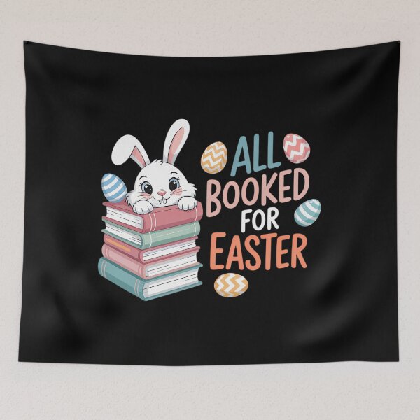 Item preview, All Booked For Easter Bunny Bookish Bookworm Teacher designed and sold by Morphologiona.