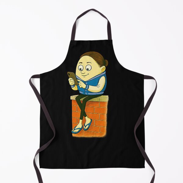 Item preview, LOS CLIPS EN MI CELULAR - Funny Humpty Dumpty Phone Addict designed and sold by Urban-InkStudio.