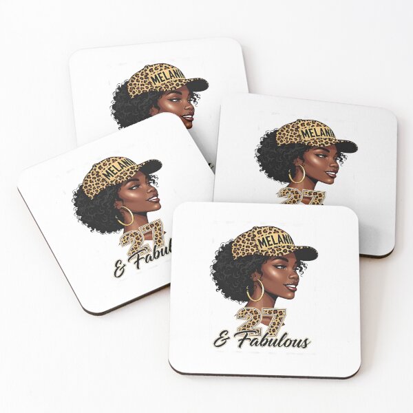 Item preview, Fabulous Melanin Girl 21st Birthday Leopard designed and sold by Thetund.