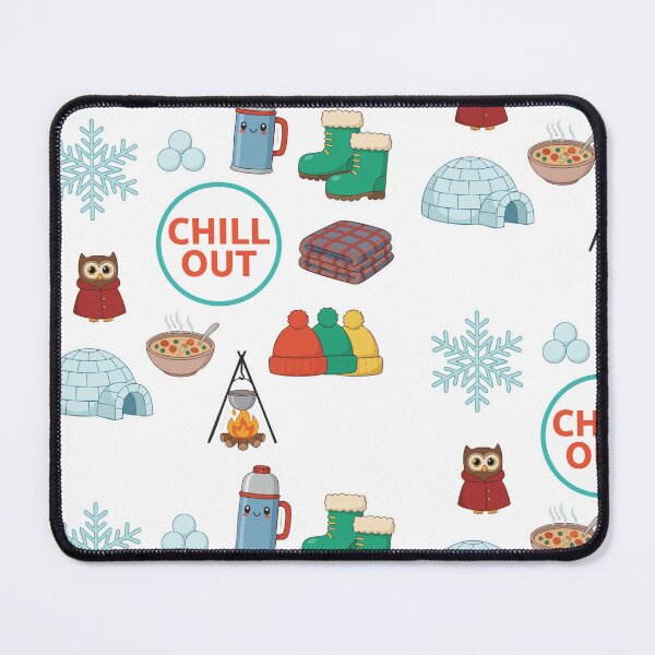 Item preview, Chill Out Winter Cozy Icons Illustration designed and sold by graphicnew.