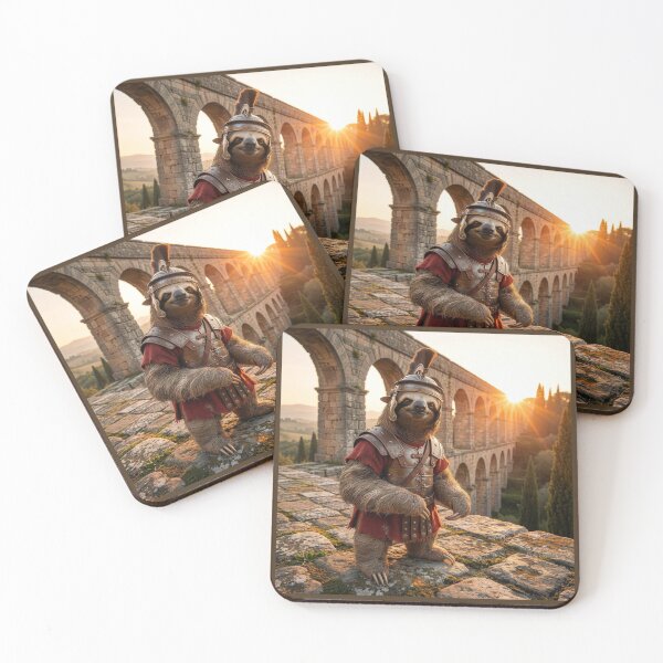 Item preview, Slow but Vigilant Roman Sloth Centurion on Duty designed and sold by Tridentulus.