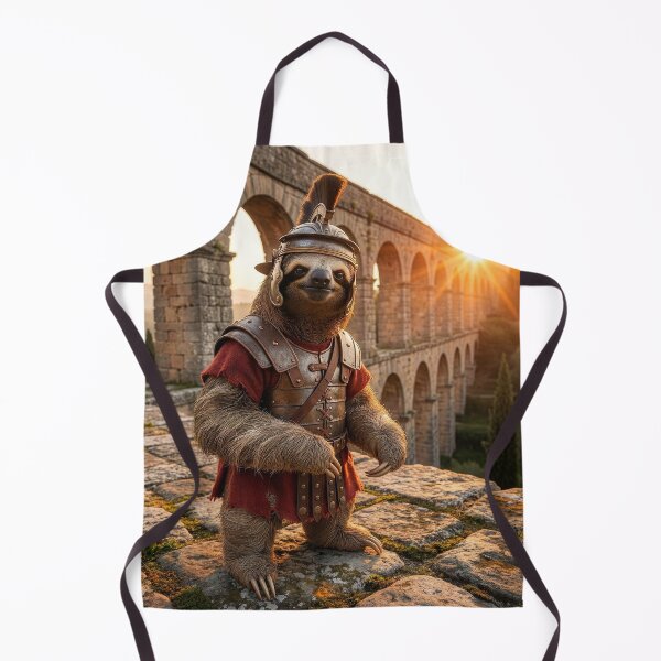 Item preview, Slow but Vigilant Roman Sloth Centurion on Duty designed and sold by Tridentulus.