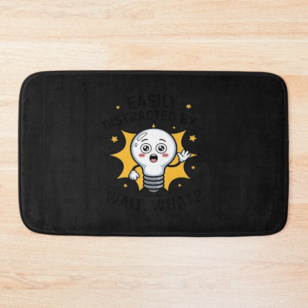 Item preview, Easily Distracted by Wait What Funny ADHD designed and sold by JessicaWalshdf.