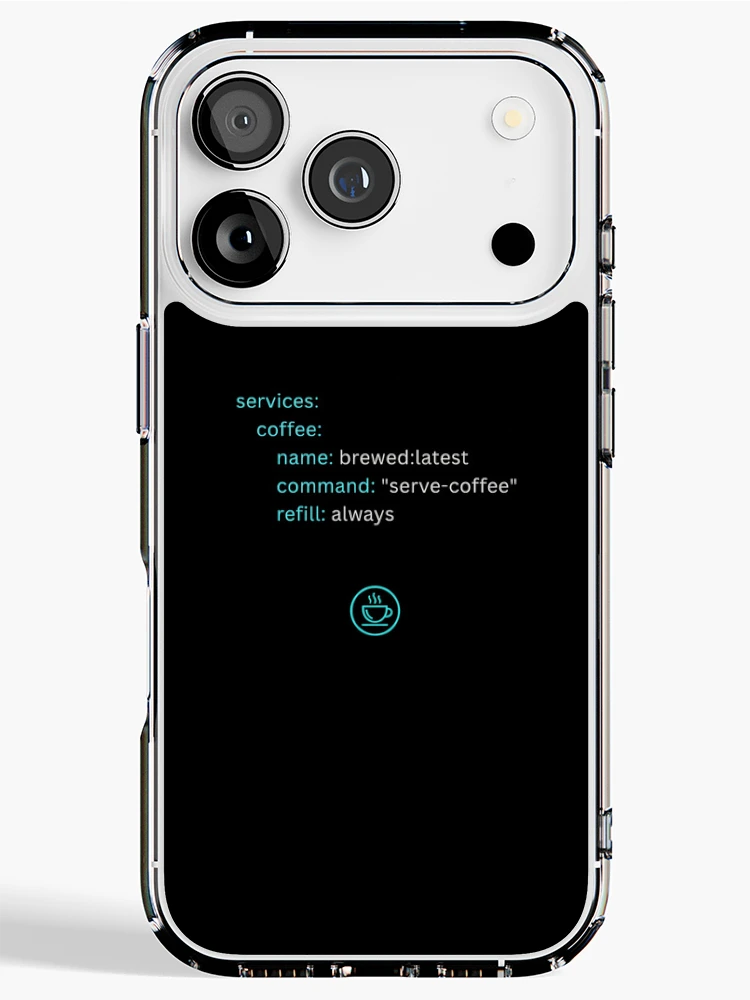 Thumbnail 1 of 5, iPhone Case, coffee compose script designed and sold by Coffee-Code.