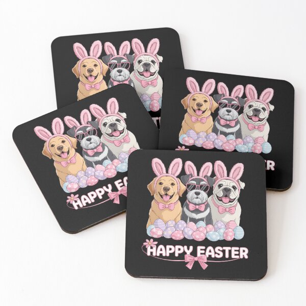 Item preview, Dog Bunny Ears Happy Easter Day Cute designed and sold by Morphologiona.