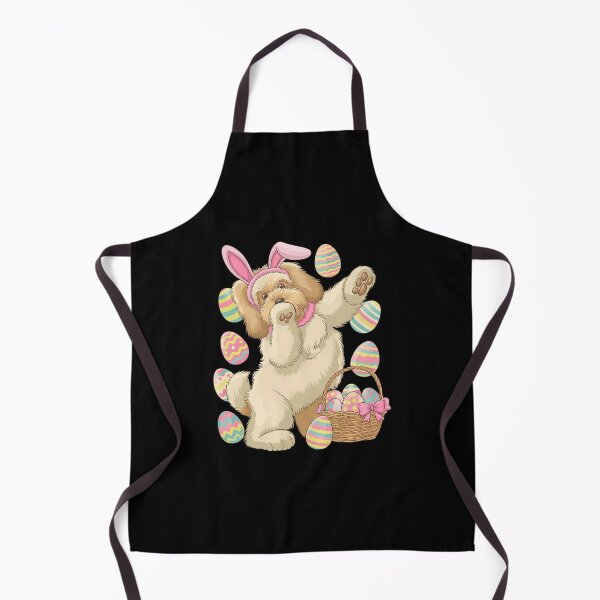 Item preview, Dabbing Easter Bunny Bernedoodle Dog designed and sold by Morphologiona.