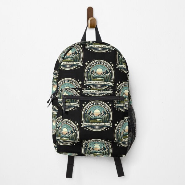 Item preview, Born To Wander Americas National Parks Vintage designed and sold by kowaldtlbung.