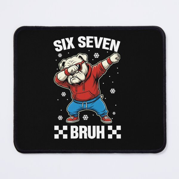 Item preview, Dabbing Bulldog Streetwear Six Seven Bruh 67 6 7 Funny T-Shirt designed and sold by LashondaGreen89.