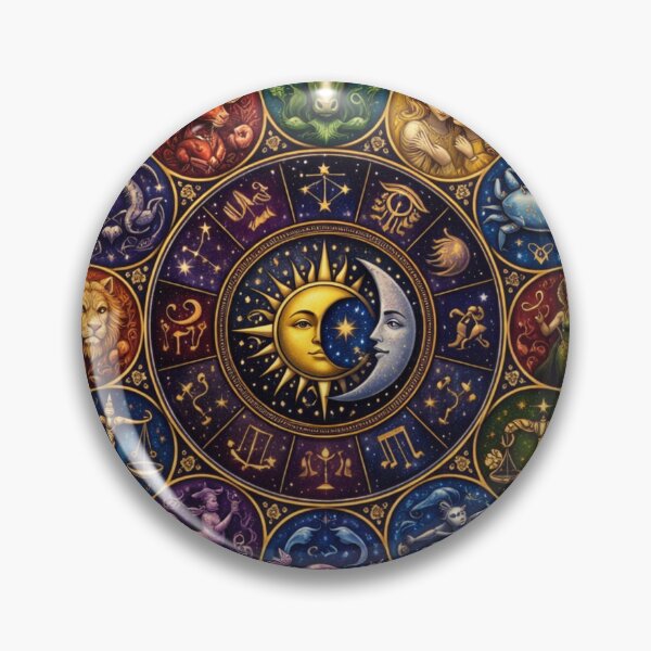 Item preview, Zodiac Lucky Charm - Astrology Signs Celestial Guide Mystical Lucky Colors T-Shirt designed and sold by goodcrystals.