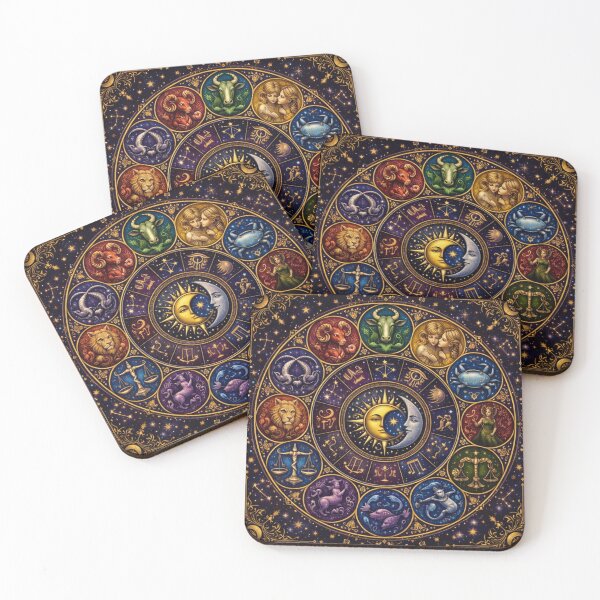Item preview, Zodiac Lucky Charm - Astrology Signs Celestial Guide Mystical Lucky Colors T-Shirt designed and sold by goodcrystals.
