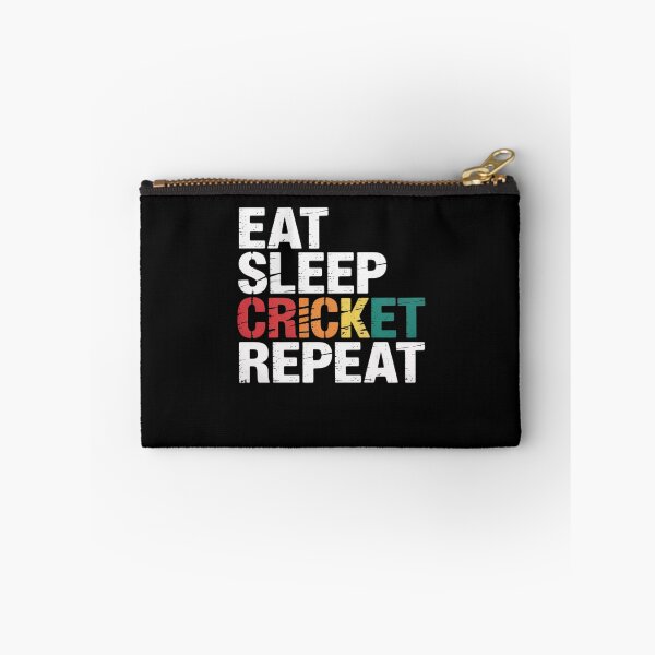 Item preview, EAT SLEEP Cricket REPEAT Cricket Lover Athlete Coach Cricket designed and sold by JessicaWalshdf.