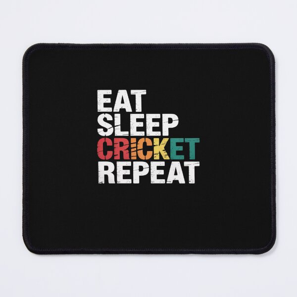 Item preview, EAT SLEEP Cricket REPEAT Cricket Lover Athlete Coach Cricket designed and sold by JessicaWalshdf.