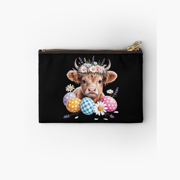 Item preview, Easter Day Highland Cow Cute Easter Bunny Farmer designed and sold by Morphologiona.
