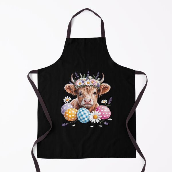 Item preview, Easter Day Highland Cow Cute Easter Bunny Farmer designed and sold by Morphologiona.