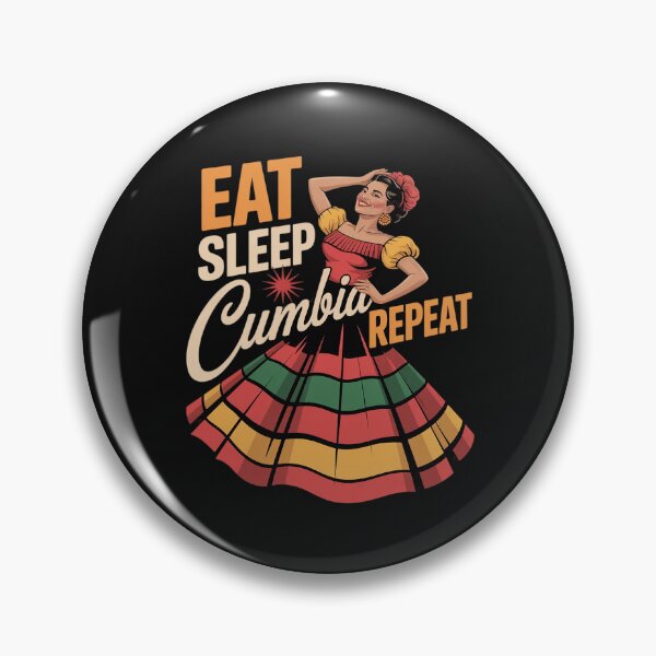 Item preview, Eat Sleep Cumbia Repeat Merengue Bachata Vallenato designed and sold by JessicaWalshdf.