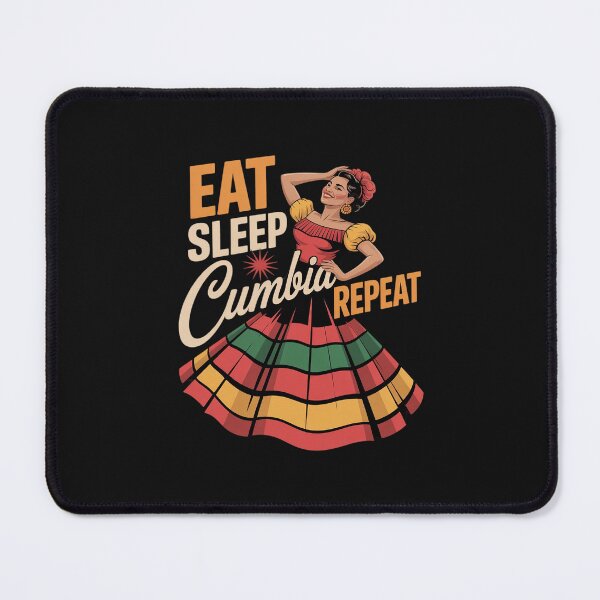 Item preview, Eat Sleep Cumbia Repeat Merengue Bachata Vallenato designed and sold by JessicaWalshdf.