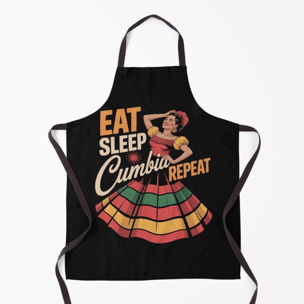 Item preview, Eat Sleep Cumbia Repeat Merengue Bachata Vallenato designed and sold by JessicaWalshdf.