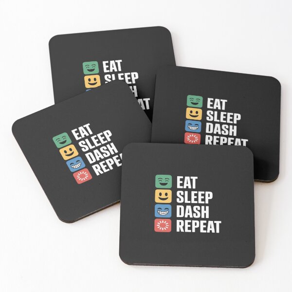 Item preview, Eat Sleep Dash Repeat Video Game Geometry Video Gamer Lover designed and sold by JessicaWalshdf.