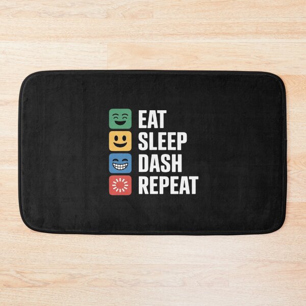 Item preview, Eat Sleep Dash Repeat Video Game Geometry Video Gamer Lover designed and sold by JessicaWalshdf.