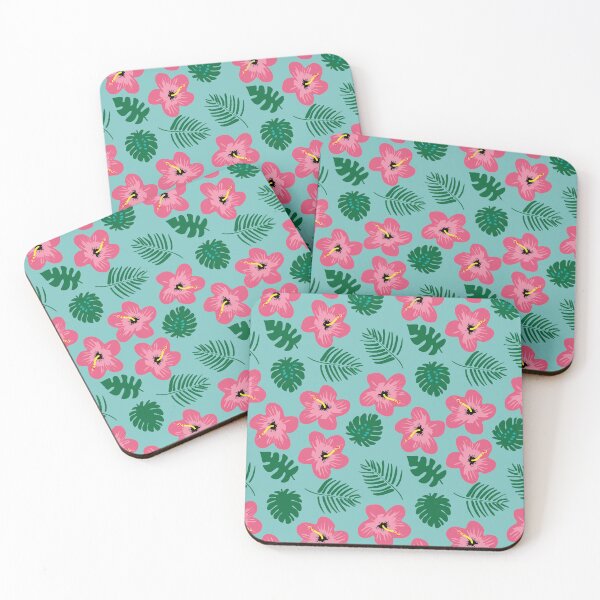 Item preview, Pink Tropical Floral Pattern designed and sold by FANTASTIC-N.