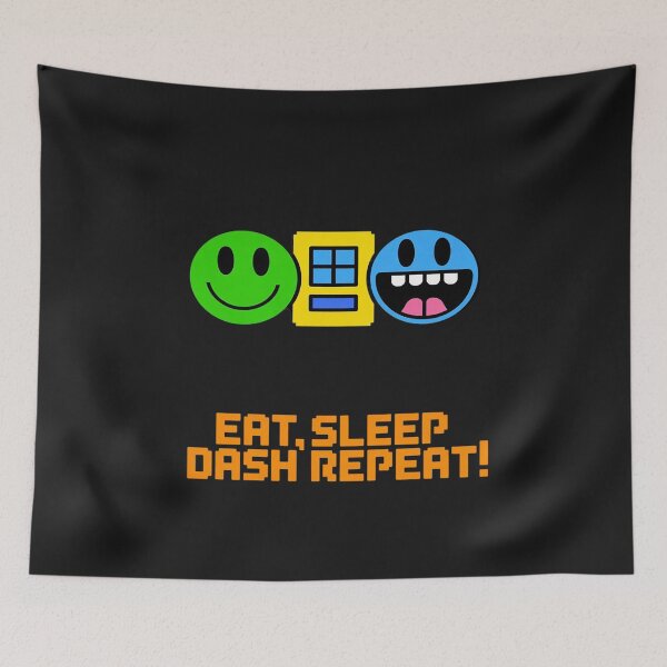 Item preview, Eat Sleep Dash Repeat Video Game Geometry Video Gamer designed and sold by JessicaWalshdf.
