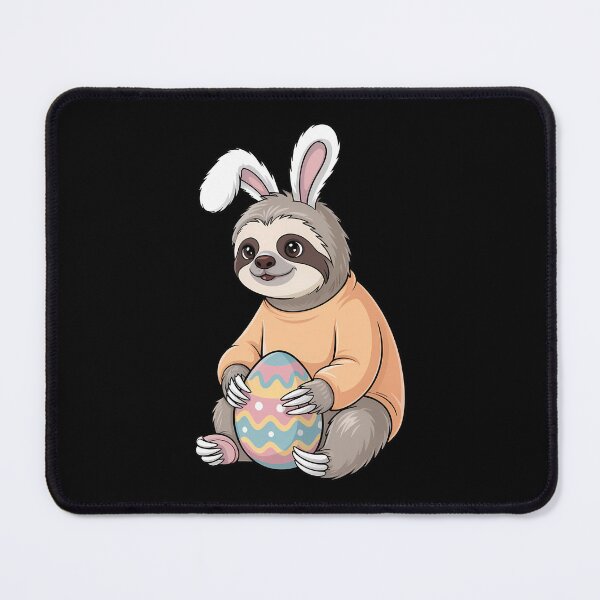 Item preview, Easter Sloth Easter Bunny Ears Rabbit Sloth Easter Egg designed and sold by Morphologiona.