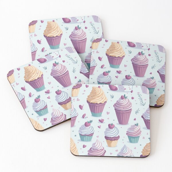 Item preview, Pastel Cupcake Pattern designed and sold by FANTASTIC-N.