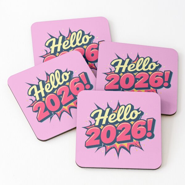 Item preview, Hello 2026 Stylized Pop Art Splash designed and sold by DavidTeeStudio.