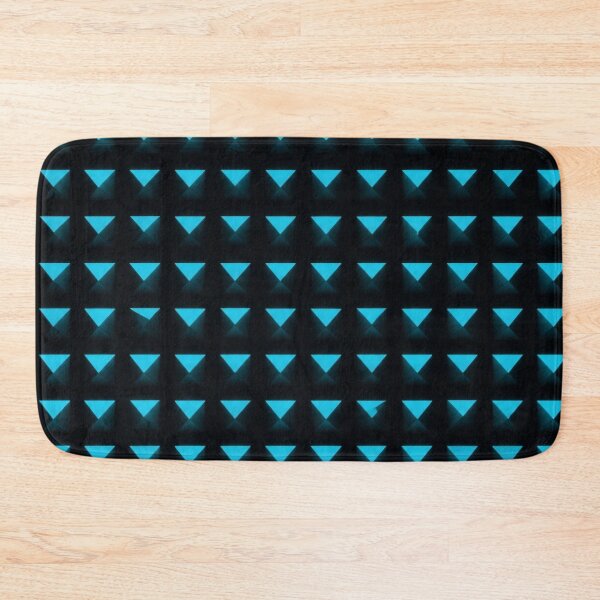 Item preview, Cyan Triangle Pulse designed and sold by Kaleidoscope Print.