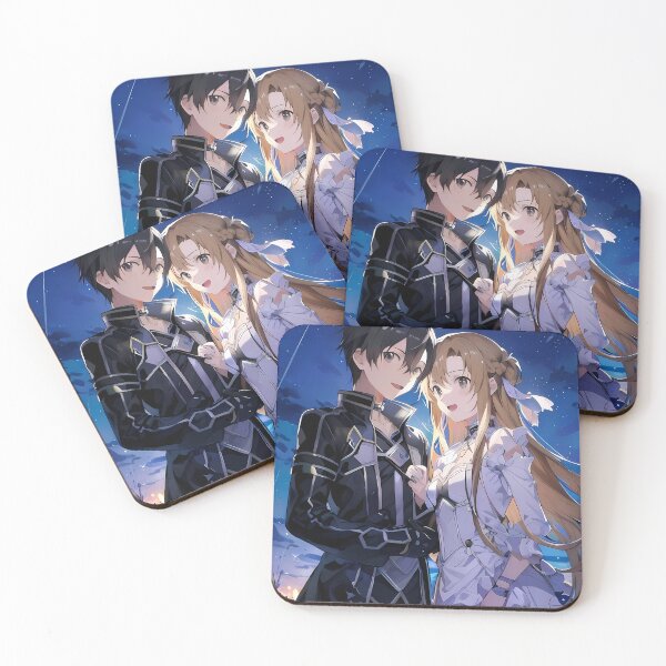 Item preview, Kirito Asuna Sword Art Online Anime Night Romance Starry Fantasy Love designed and sold by mildaclairmo.