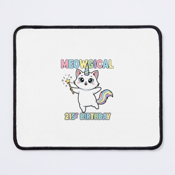 Item preview, Meowgical 21st Birthday Funny Cat designed and sold by Thetund.