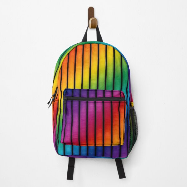 Item preview, Rainbow Ribbed Stripes designed and sold by Kaleidoscope Print.