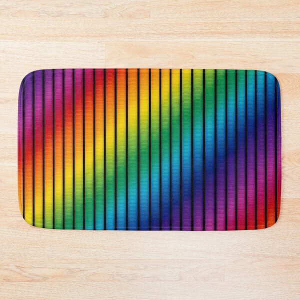 Item preview, Rainbow Ribbed Stripes designed and sold by Kaleidoscope Print.