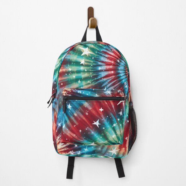 Item preview, Festive Christmas Tie Dye Spiral with Stars designed and sold by Amplify-n-Co.