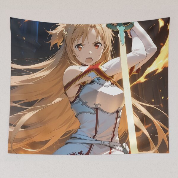 Item preview, Fire Circle Asuna Sword Art Online Waifu Anime Girl Battle Strength designed and sold by mildaclairmo.