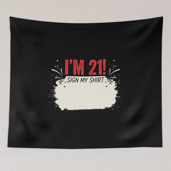 Item preview, Sign My Funny 21st Birthday Celebration designed and sold by Thetund.