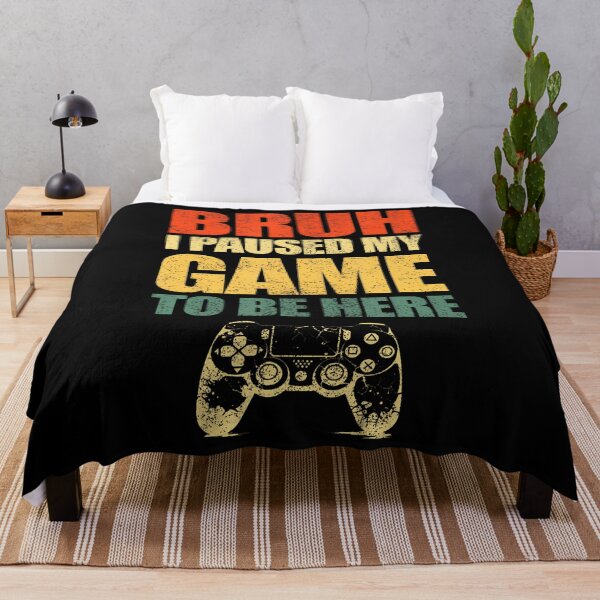 Item preview, Bruh I Paused My Game Funny Video Gamer n Boys Gaming designed and sold by hattazillsu.