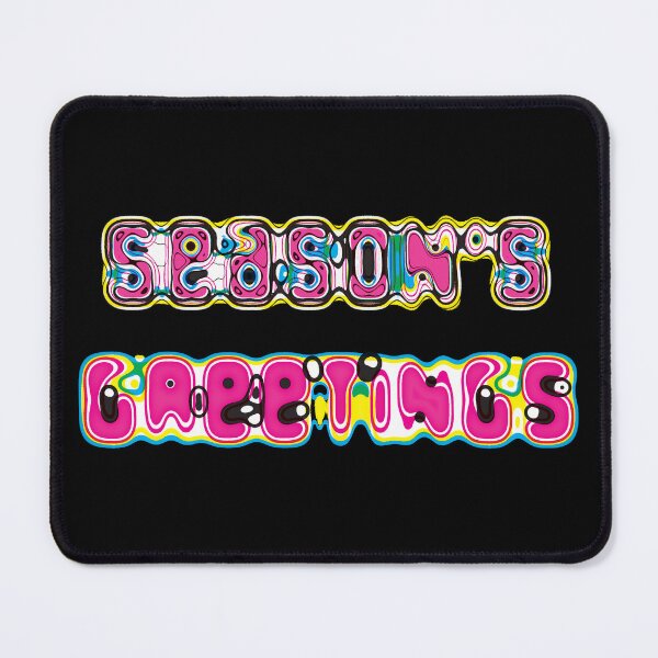Item preview, Cheerful Lettering for Season's Greetings designed and sold by cremedecolor.