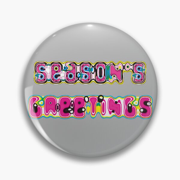 Item preview, Cheerful Lettering for Season's Greetings designed and sold by cremedecolor.