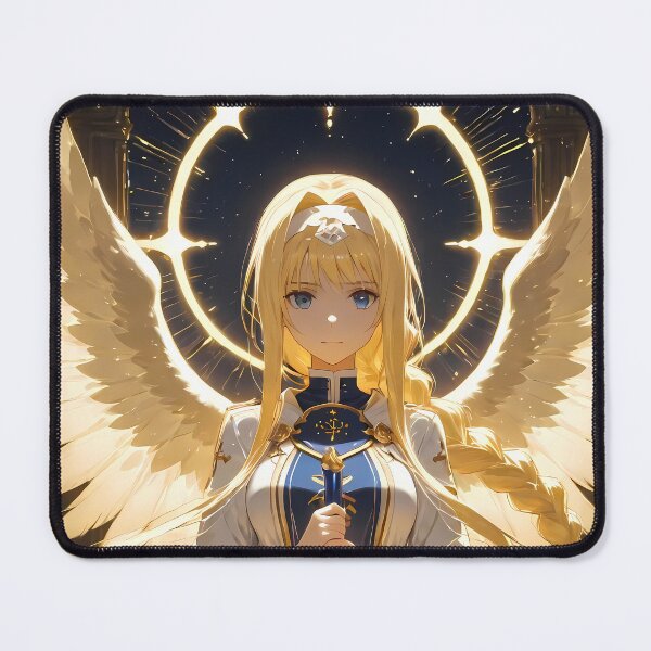 Item preview, Alice Zuberg Sword Art Online angel fantasy sacred light cathedral anime girl designed and sold by mildaclairmo.
