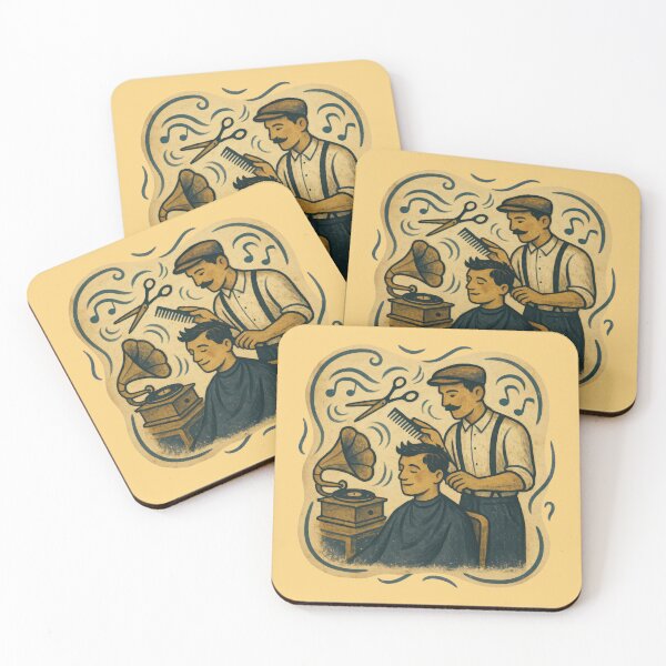 Item preview, Vintage Barber Music Ritual designed and sold by EdvvinStudios.