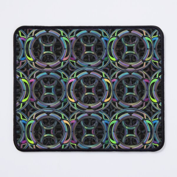 Item preview, Iridescent Chain Rings designed and sold by Kaleidoscope Print.